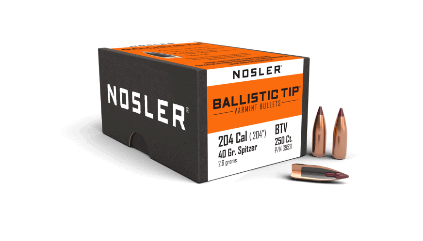 Featured image for “Nosler 204 Cal 40gr Ballistic Tip Varmint (250ct)”