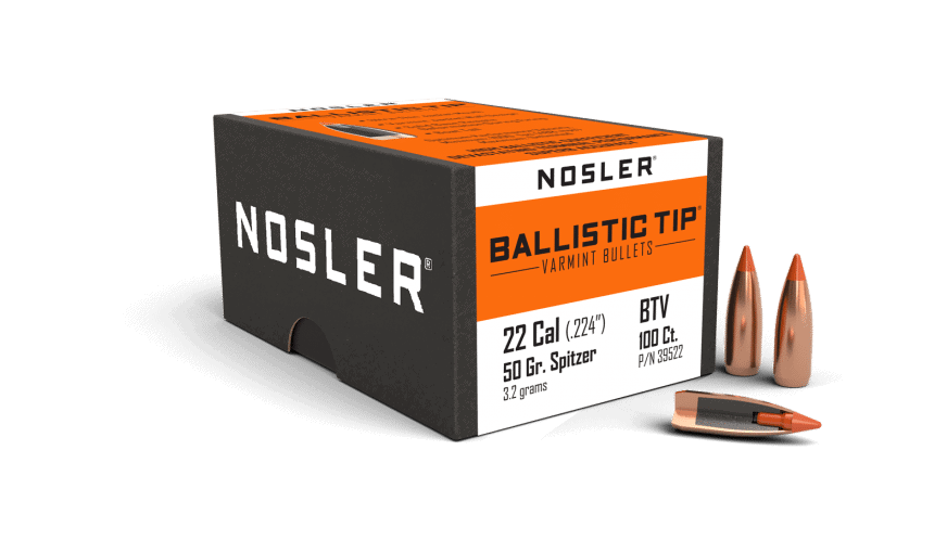 Featured image for “Nosler 22 Cal 50gr Ballistic Tip Varmint (100ct)”