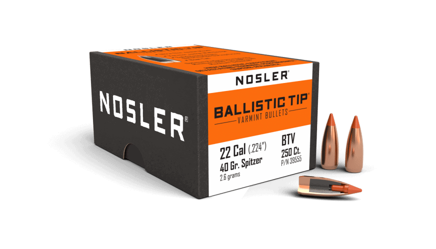 Featured image for “Nosler 22 Cal 40gr Ballistic Tip Varmint (250ct)”