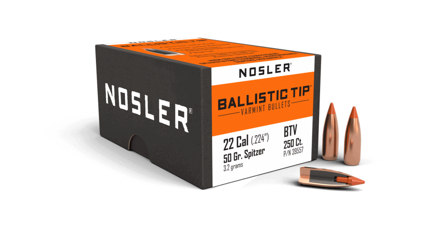 Featured image for “Nosler 22 Cal 50gr Ballistic Tip Varmint (250ct)”