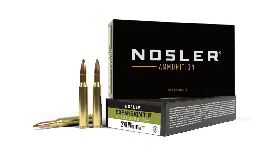 Featured image for “Nosler 270 Win 130gr Expansion Tip Ammunition (20ct)”