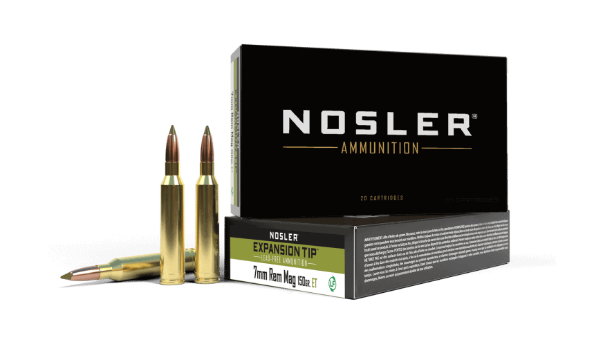 Featured image for “Nosler 7mm Rem Mag 150gr Expansion Tip Ammunition (20ct)”