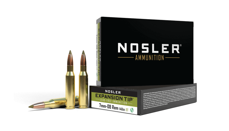 Featured image for “Nosler 7mm-08 Rem 140gr Expansion Tip Ammunition (20ct)”