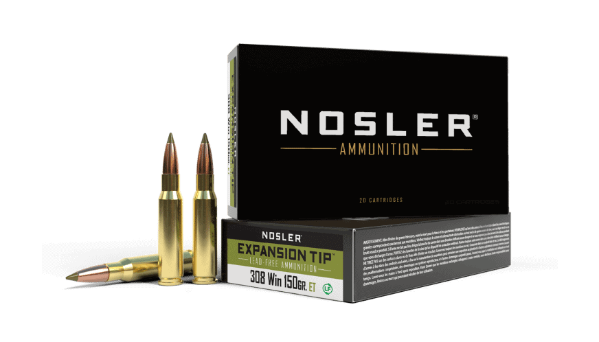 Featured image for “Nosler 308 Win 150gr Expansion Tip Ammunition (20ct)”