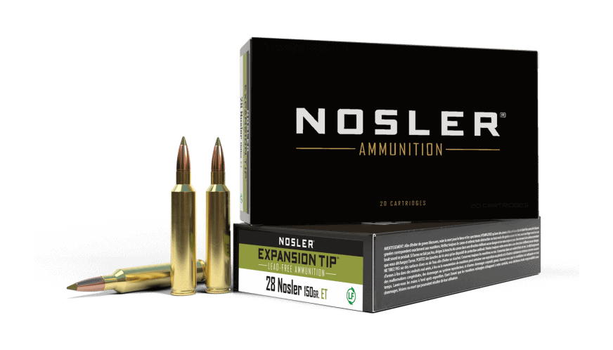 Featured image for “Nosler 28 Nosler 150gr Expansion Tip Ammunition (20ct)”