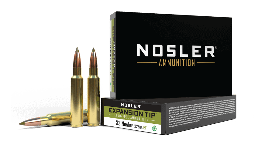 Featured image for “Nosler 33 Nosler 225gr Expansion Tip Ammunition (20ct)”
