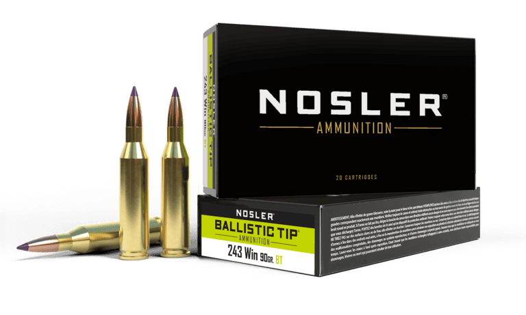Nosler 243 Winchester 90gr Ballistic Tip Hunting Ammunition (20ct) - 40050