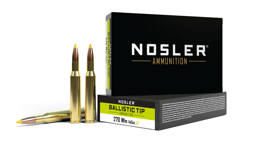 Featured image for “Nosler 270 Win 140gr Ballistic Tip Hunting Ammunition (20ct)”