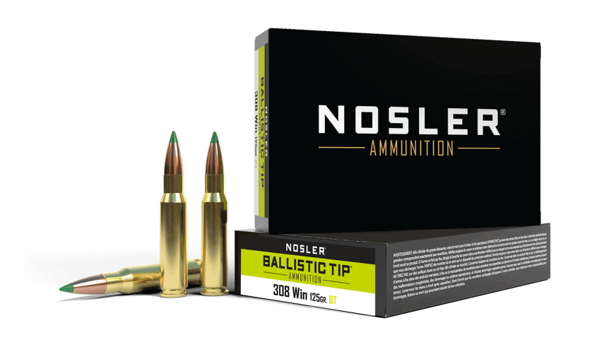 Featured image for “Nosler 308 Win 125gr Ballistic Tip Hunting Ammunition (20ct)”