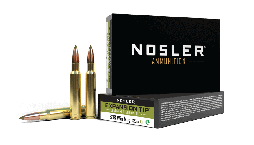 Featured image for “Nosler 338 Win Mag 225gr Expansion Tip SP Ammunition (20ct)”