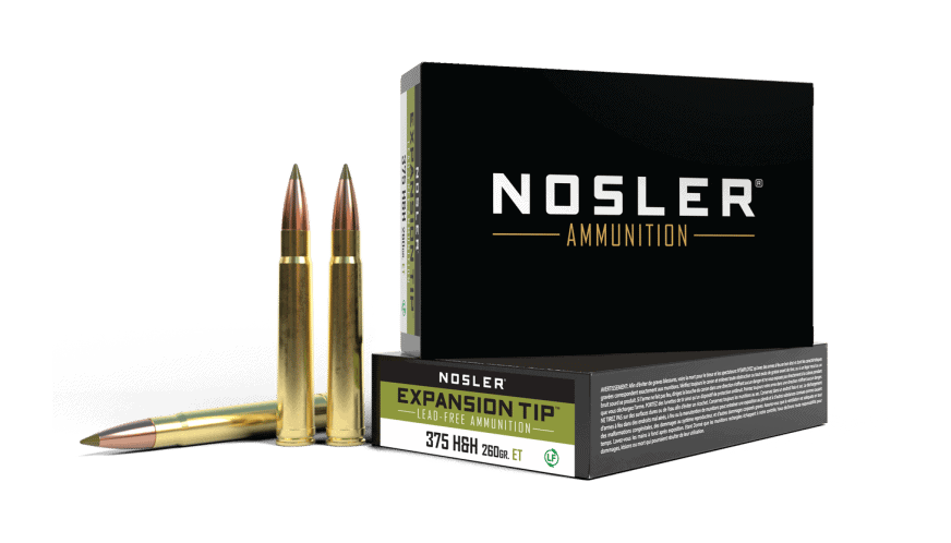Featured image for “Nosler 375 H&H 260gr Expansion Tip Ammunition (20ct)”