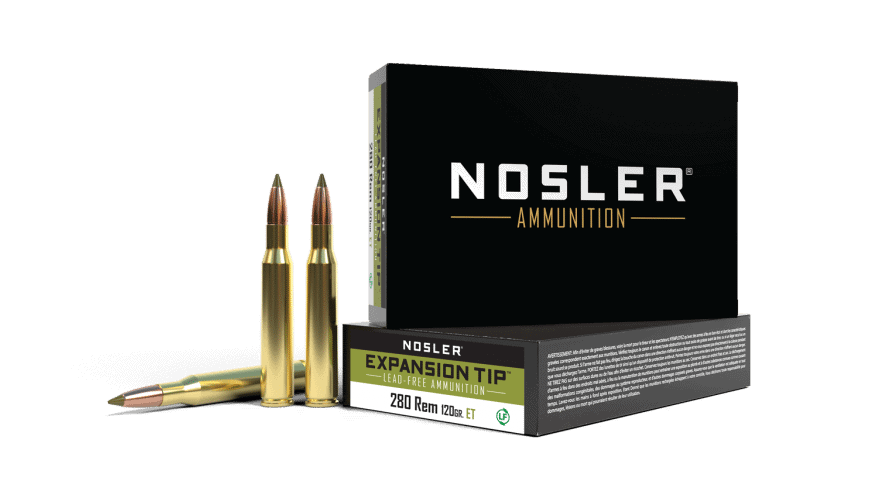 Featured image for “Nosler 280 Rem 140gr Expansion Tip Ammunition (20ct)”