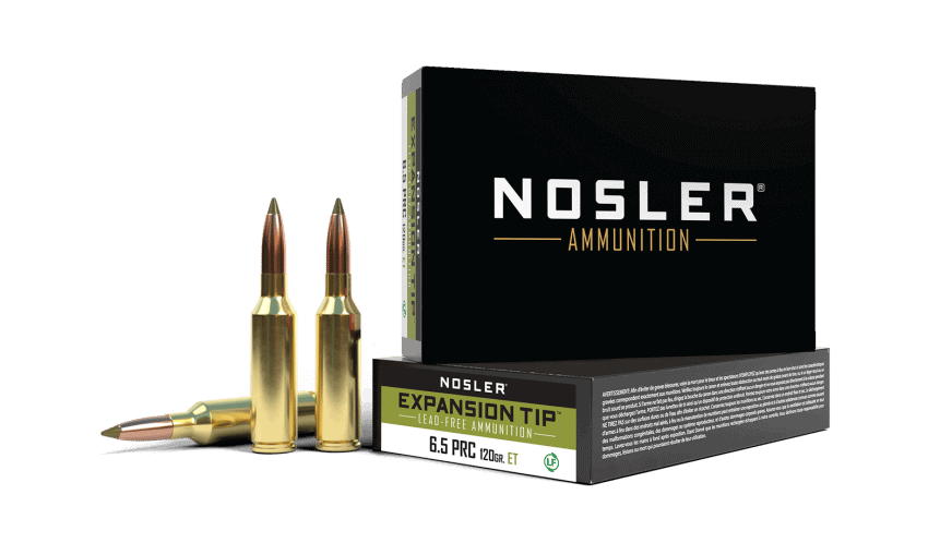 Featured image for “Nosler 6.5 PRC 120gr Expansion Tip Ammunition (20ct)”