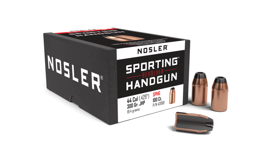 Featured image for “Nosler 44 Cal 300gr JHP Sporting Handgun (100ct)”