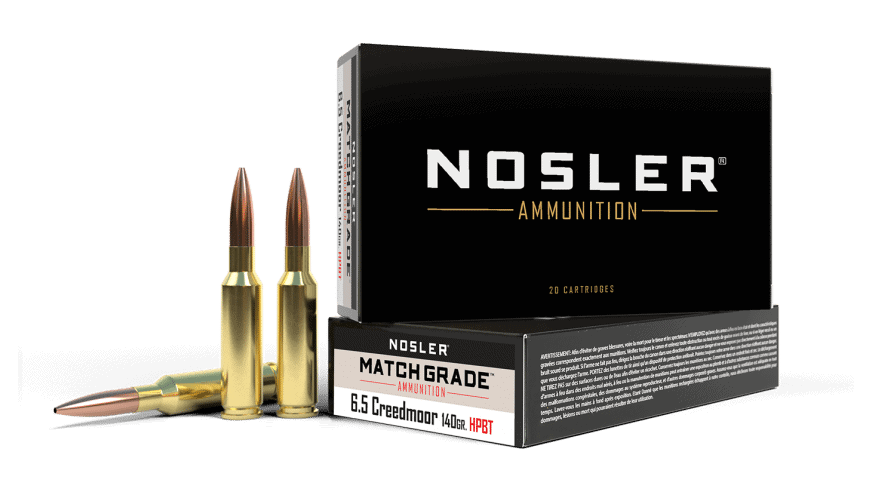 Featured image for “Nosler 6.5 Creedmoor 140gr HPBT Custom Competition Match Grade Ammunition (20ct)”
