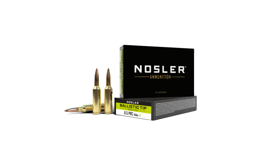 Featured image for “Nosler 6.5 PRC (Precision Rifle Cartridge) 140gr Ballistic Tip Ammo (20ct)”