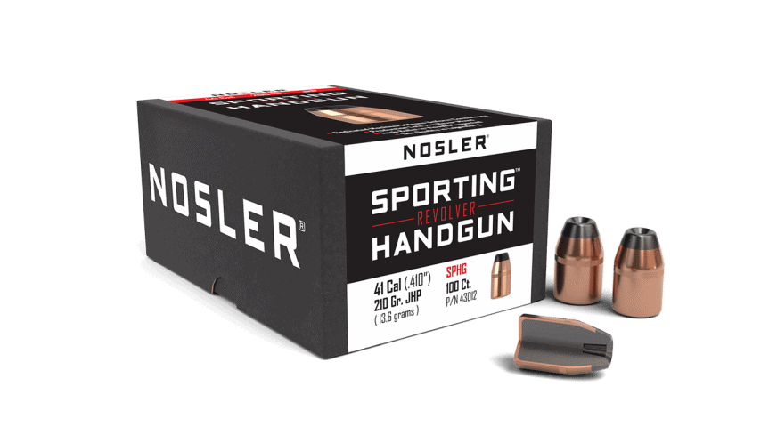 Featured image for “Nosler 41 Cal 210gr JHP Sporting Handgun (100ct)”