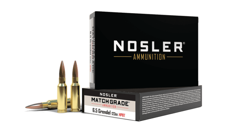 Nosler 6.5mm Grendel 123gr HPBT Custom Competition Match Grade Ammunition (20ct) - 44501