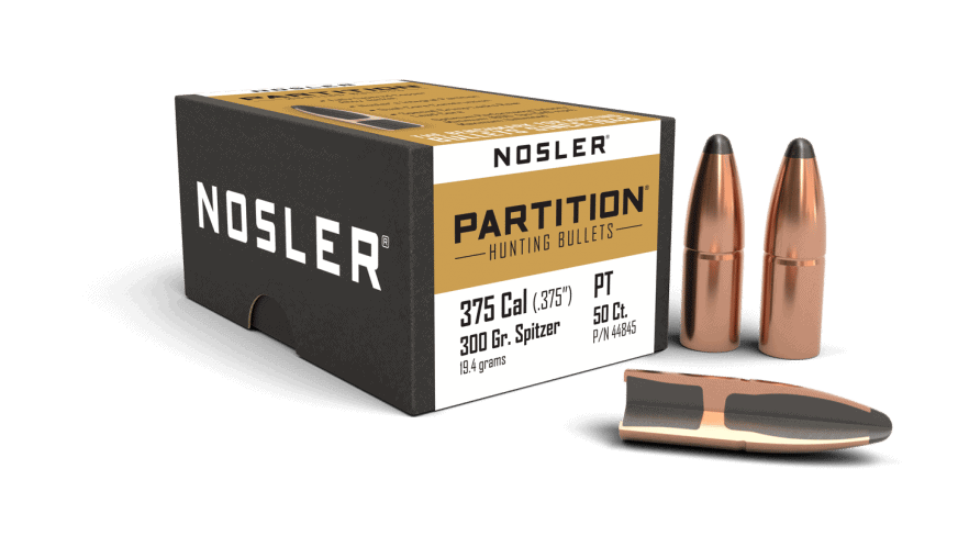 Featured image for “Nosler 375 Cal 300gr Partition (50ct)”