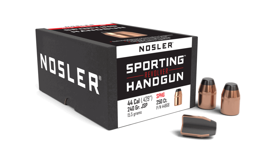 Featured image for “Nosler 44 Cal 240gr JSP Sporting Handgun (250ct)”