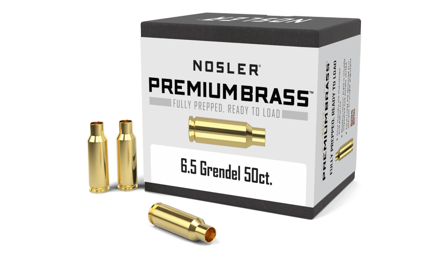 Featured image for “Nosler 6.5mm Grendel Premium Brass (50ct)”