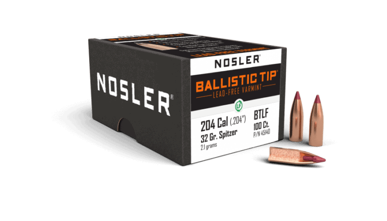Nosler 204 Caliber 32gr Ballistic Tip Lead Free (100ct) - BN45140