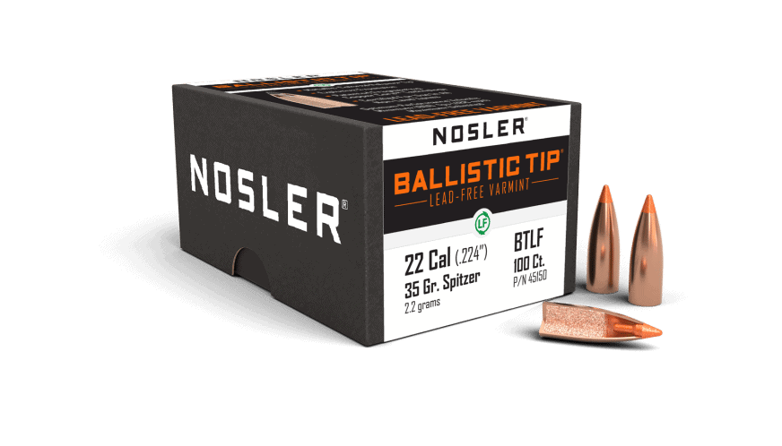 Featured image for “Nosler 22 Cal 35gr Ballistic Tip Lead Free (100ct)”