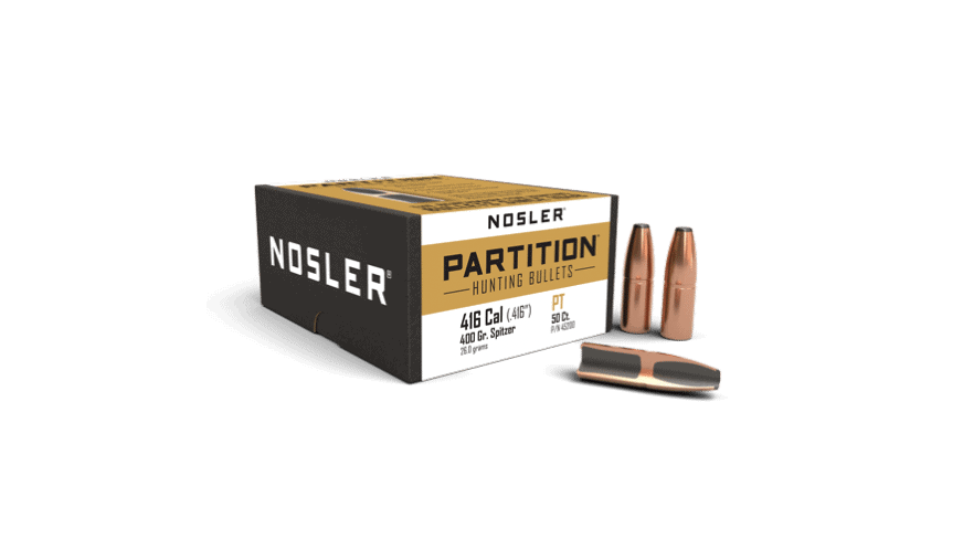 Featured image for “Nosler 416 Cal 400gr Partition (50ct)”