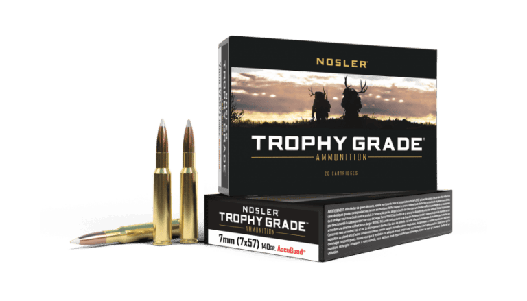 Nosler 7x57 Mauser 140gr AccuBond Trophy Grade Ammunition (20ct) - 47118