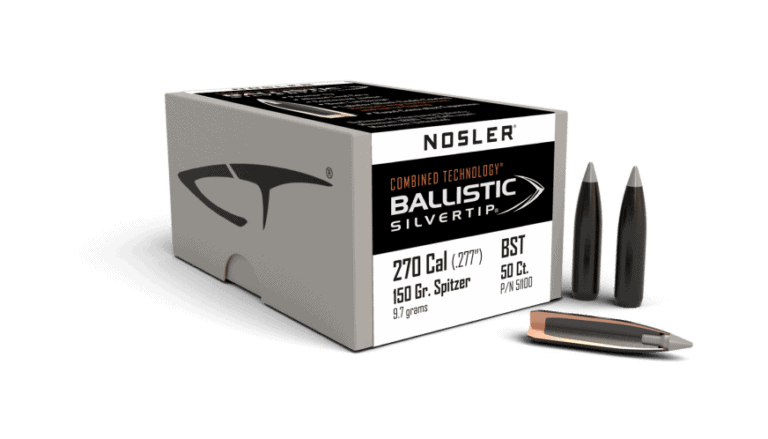Nosler 270 Caliber 150gr Ballistic Silvertip (50ct) - BN51100