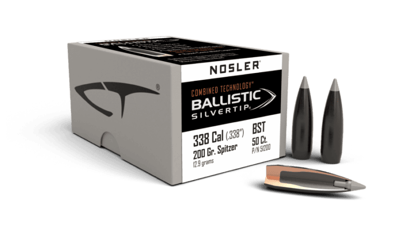 Nosler 338 Caliber 200gr Ballistic Silvertip (50ct) - BN51200