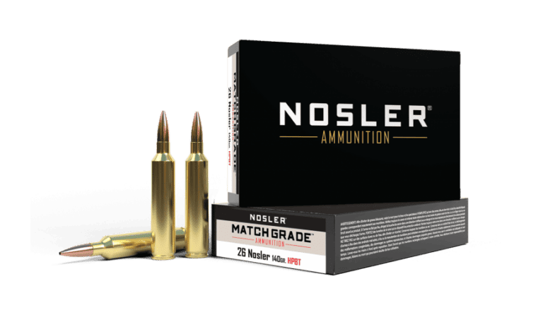Nosler 26 Nosler 140gr Custom Competition Match Grade Ammunition (20ct) - 51288