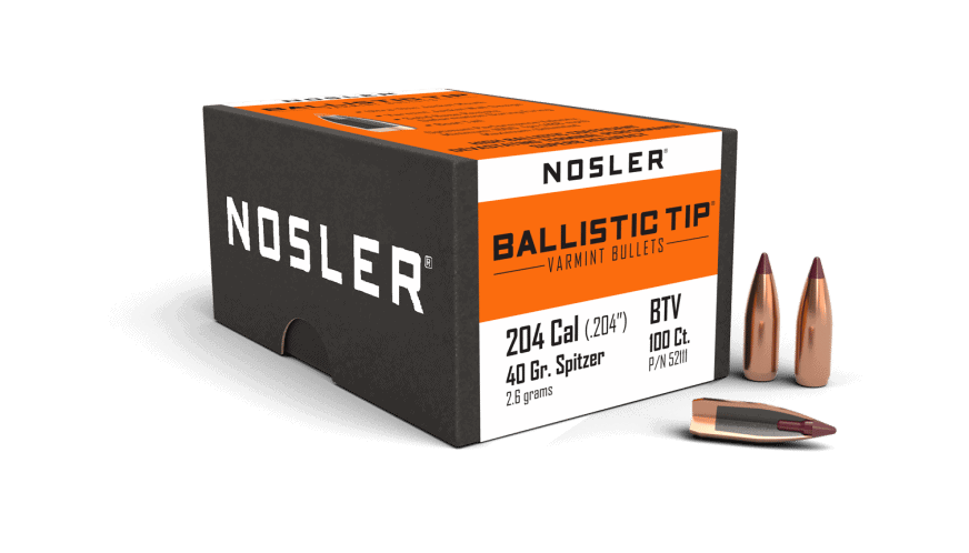 Featured image for “Nosler 20 Cal 40gr Ballistic Tip Varmint (100ct)”