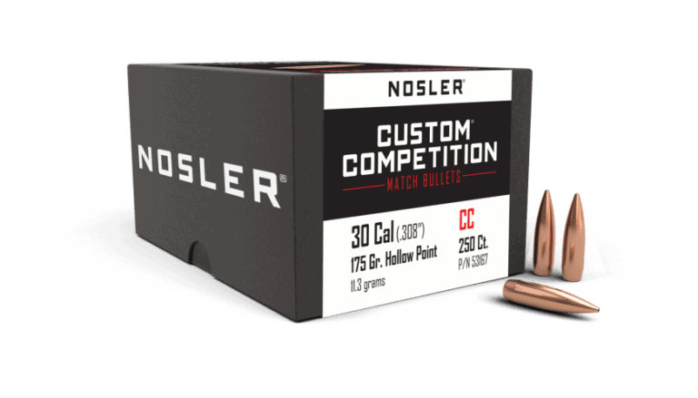 Nosler 30 Caliber 175gr HPBT Custom Competition (250ct) - BN53167