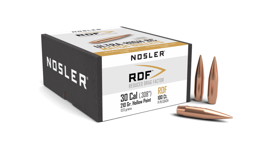 Featured image for “Nosler 30 Cal 210gr RDF (100ct)”
