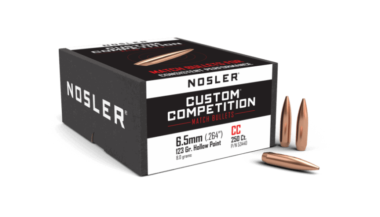 Nosler 6.5mm 123gr HPBT Custom Competition (250ct) - BN53440