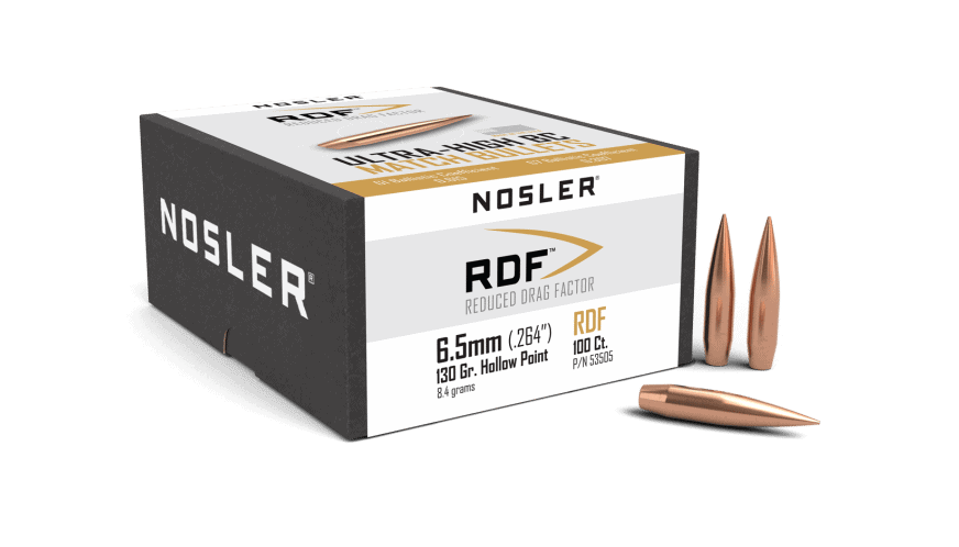 Featured image for “Nosler 264 Cal 6.5mm 130gr RDF (100ct)”