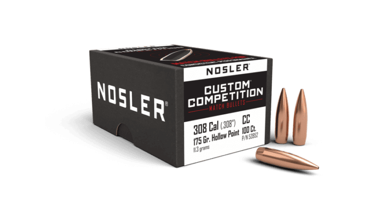 Nosler 30 Caliber 175gr HPBT Custom Competition  (100ct) - BN53952