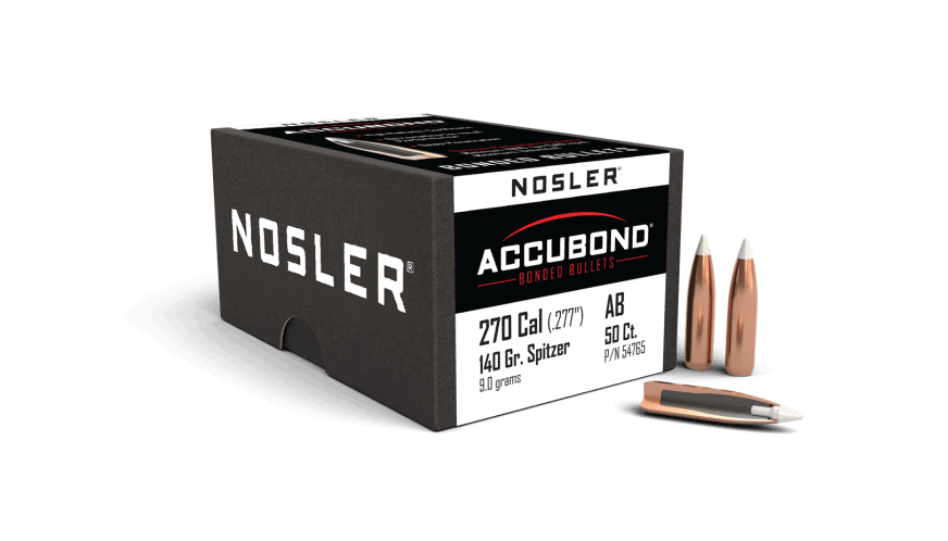 Featured image for “Nosler 270 Cal 140gr AccuBond (50ct)”