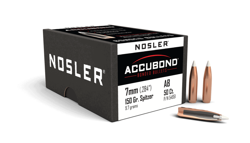 Featured image for “Nosler 284 Cal 7mm 150gr AccuBond (50ct)”