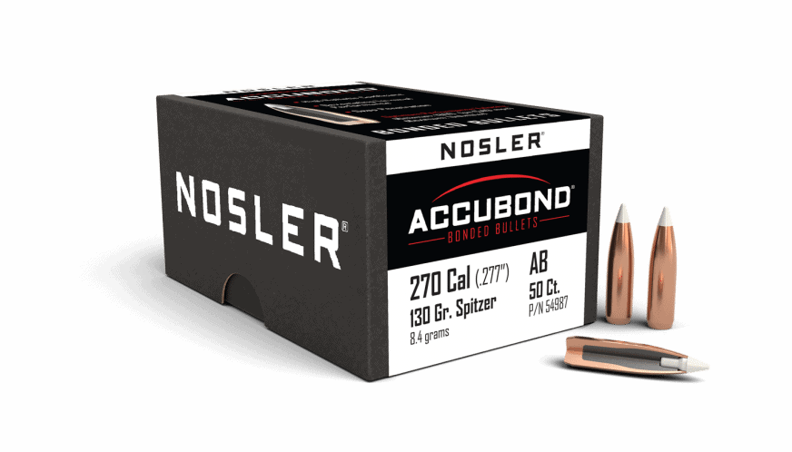 Featured image for “Nosler 270 Caliber 130gr AccuBond (50ct)”