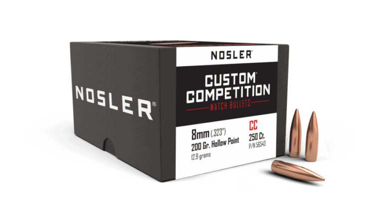 Nosler 8mm 200gr HPBT Custom Competition (250ct) - BN56543