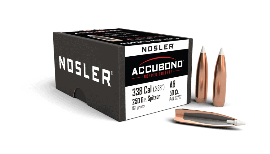Featured image for “Nosler 338 Cal 250gr AccuBond (50ct)”