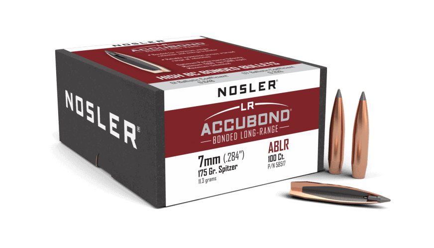 Featured image for “Nosler 284 Cal 7mm 175gr AccuBond Long Range (100ct)”