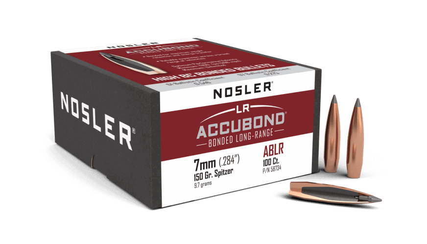Featured image for “Nosler 284 Cal 7mm 150gr AccuBond Long Range  (100ct)”