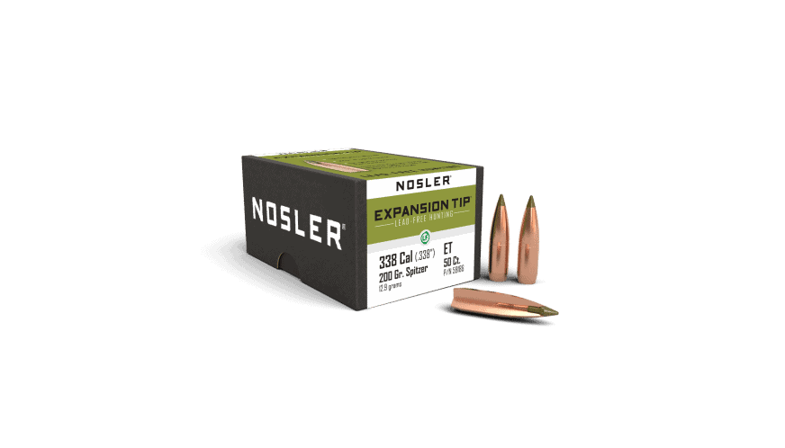 Featured image for “Nosler 338 Cal 200gr Expansion Tip Lead Free (50ct)”
