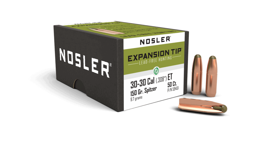 Featured image for “Nosler 30/30 Cal 150gr Expansion Tip Lead Free (50ct)”