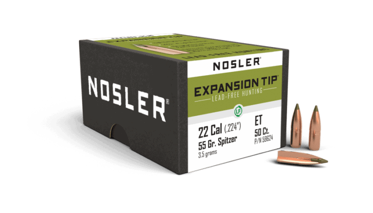 Nosler 22 Caliber 55gr Expansion Tip Lead Free  (50ct) - BN59624