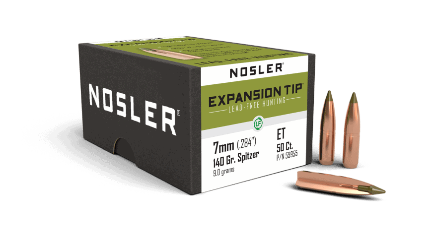 Featured image for “Nosler 284 Cal 7mm 140gr Expansion Tip Lead Free (50ct)”