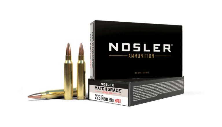 Nosler 223 Remington 69gr Custom Competition Match Grade Ammunition (20ct) - 60023